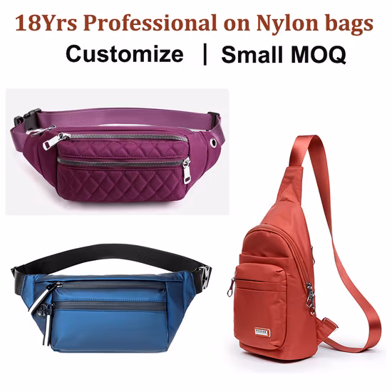 19 anni Cutsomization Cintura da arrampicata Mobile Trekking Petto Sling Borse a tracolla Telefono Pelle Fanny Bum Fitting Piccolo Mini Sport Cerniera Marsupio personalizzato