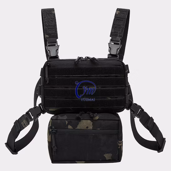 Borse per gilet tattici per il corpo del torace di alta qualità Borse per l'attrezzatura per il petto leggere per uso stradale all'aperto