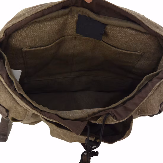 Borsa zaino in tela personalizzata con 3 tasche frontali all'ingrosso